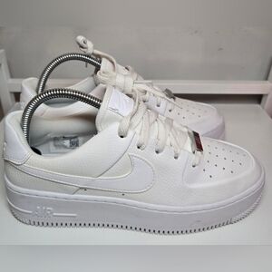 Nike Air Force 1 Sage Low Triple White AR5339 100 Women's Size8.5